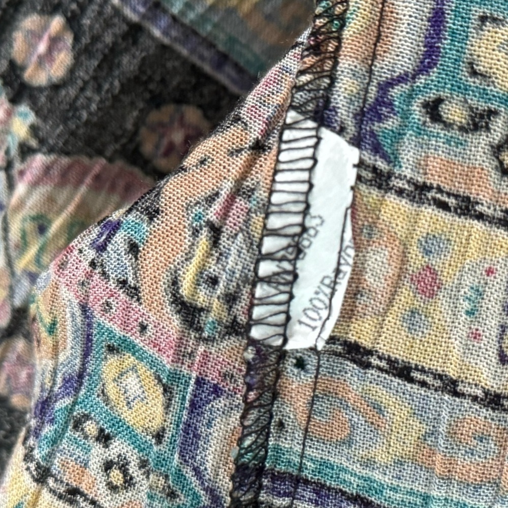 First Option Open Front Boho Lagenlook Country Western Beaded Cardigan - Picture 6 of 7